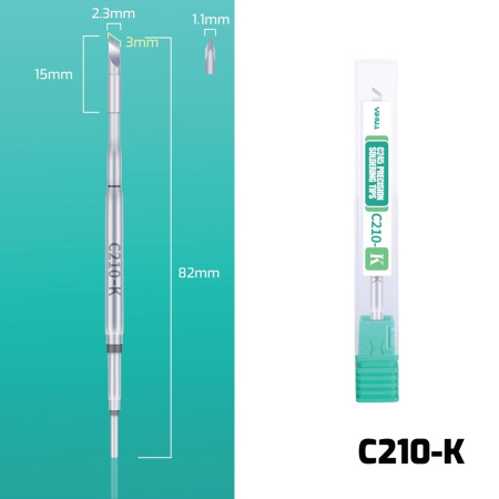 C210-K сменное жало для YIHUA982 с нагревателем