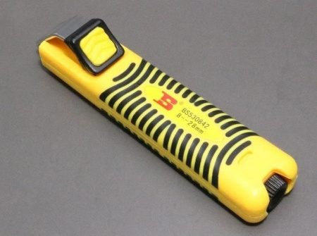 BS530842  стриппер для круговой зачистки  мощных кабелей , 8-28mm