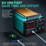 YIHUA853AAA-II паяльная станция 3 в 1: паяльник C210+термофен+сепаратор дисплеев, ESD