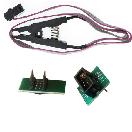 Зажим для программатора EEPROM 93C-25-24C с двумя платами (341A-03)