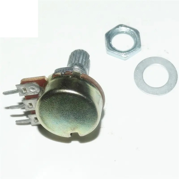 WH148 10K Резистор переменный 15mm 3 Pin, с ручкой