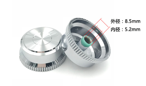 CK 3816S Ручка регулировки серебристая пластик CK 3816S Ручка регулировки серебристая пластик