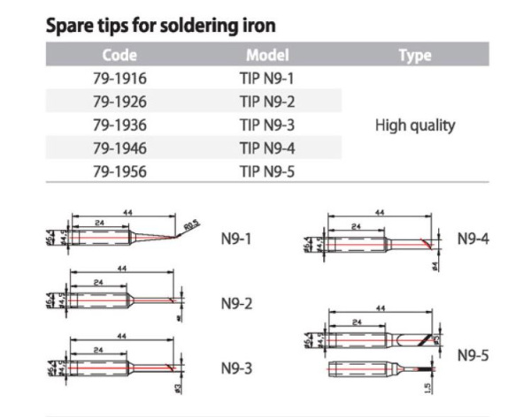ZD-8919    Паяльная станция цифровой дисплей 30Вт.