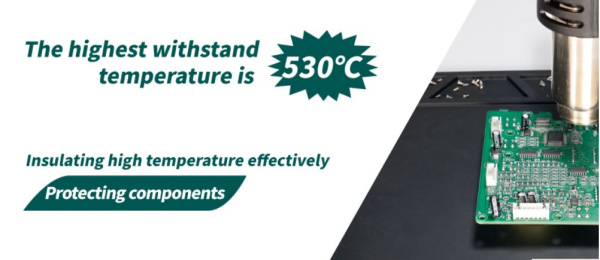 Антистатический силиконовый коврик (маленький) размер 330х209 мм