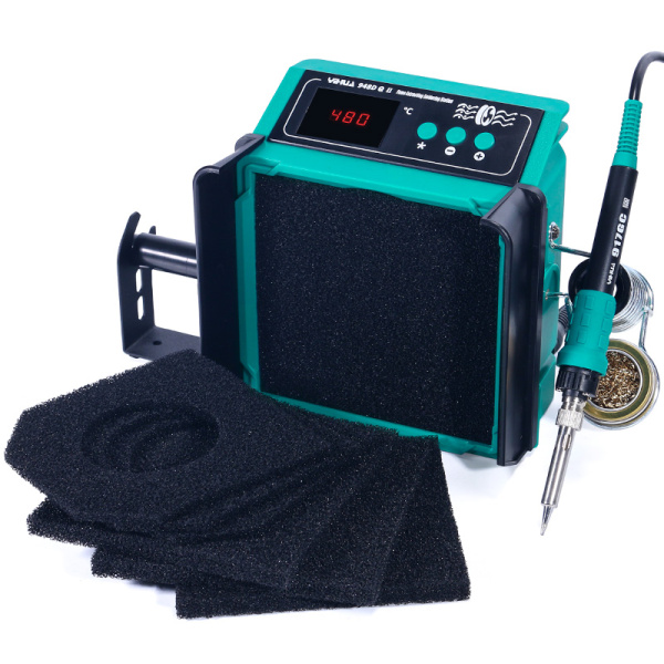 YIHUA948D Q-II паяльная станция с дымоудалением 60w