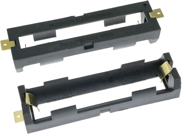 HB1S-SMD держатель  аккумулятора 18650 на плату (FUT-18650-1)