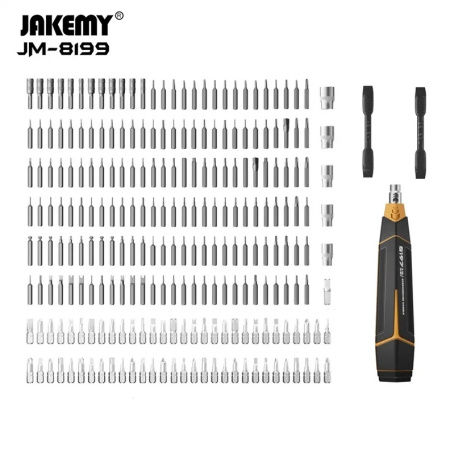 JM-8199 257в1 набор прецизионных отверток c битами H4.0 и H6.3 CRV