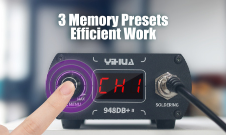 YIHUA948DB+II мини паяльная станция 75Вт