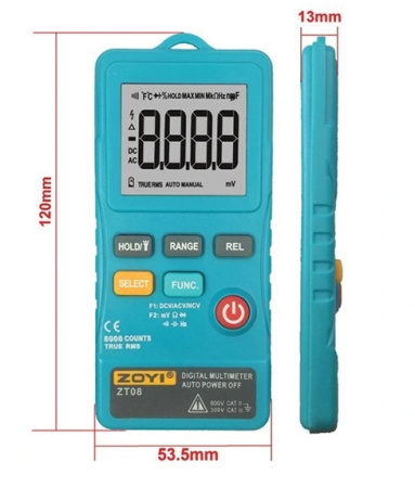 ZT08 Портативный цифровой мультиметр