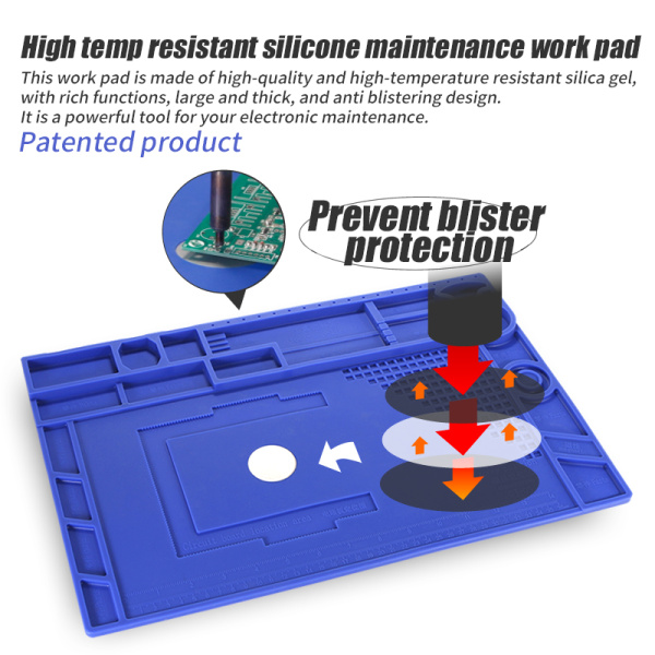 Антистатический силиконовый коврик 440x310