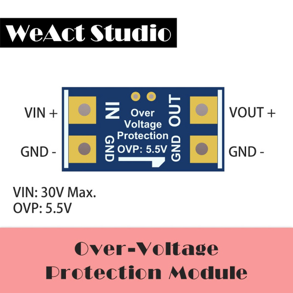 OPV 5,5V Модуль защиты от перенапряжения 2,5A 30V max (5035W)