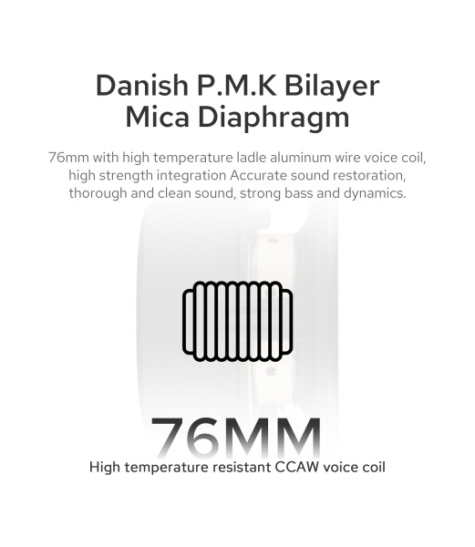 D6.8B Динамик НЧ СЧ, D166 мм, 60 Вт, R 8 Ом  85dB 43Hz - 4kHz