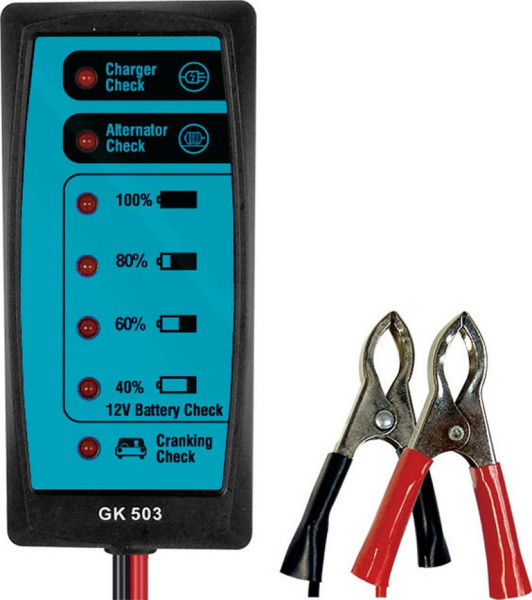 GK503 Тестер автомобильных аккумуляторных батарей 1