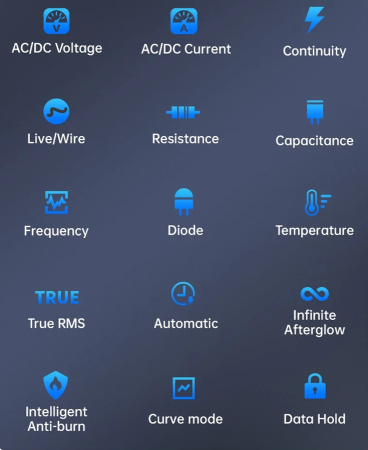 DST-210 3в1 осциллограф+мультиметр+генератор сигналов,10 MHZ,48MSa/s,19999 отсчетов, экран 2,8'