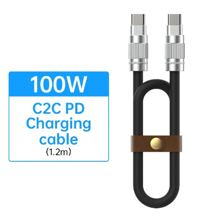 HS-02A Set4 паяльник с регулировкой, USB, блок питания, PD/QC, DC, 100Вт, 6 сменных жал, серебристый