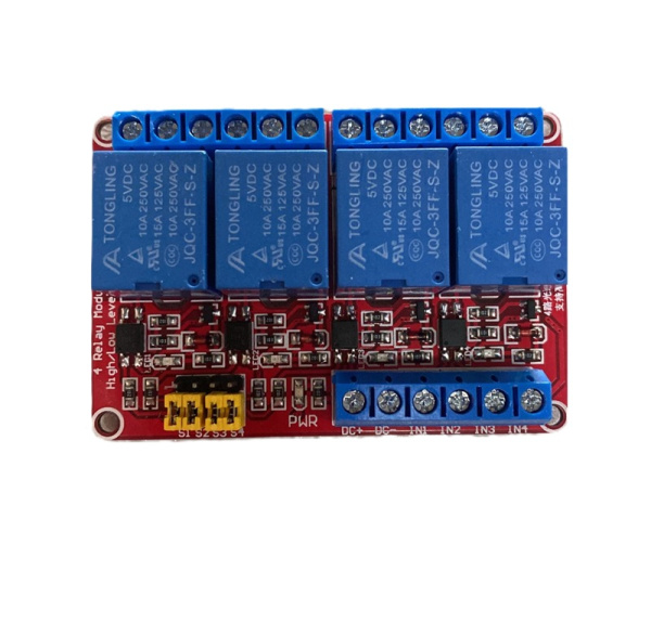 4CH 5V модуль реле с опторазвязкой для Ардуино АС250В, 10А