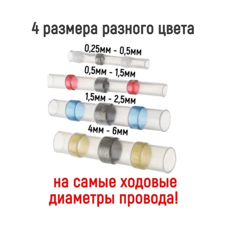 WSH-50 Набор термоусадок с оловом (FUT-1117)