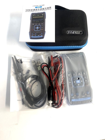 2C53T 3в1 осциллограф+мультиметр+генератор сигналов, 2 канала,50 MHZ, 250MSa/s, экран 2,8'