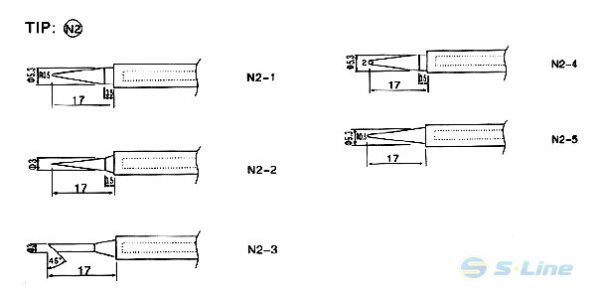 N2-1  long life жало для паяльника