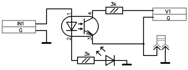 PC817 4 канала, плата гальванической развязки сигнала (2224)