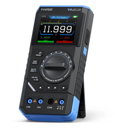 DST-210 3в1 осциллограф+мультиметр+генератор сигналов,10 MHZ,48MSa/s,19999 отсчетов, экран 2,8'