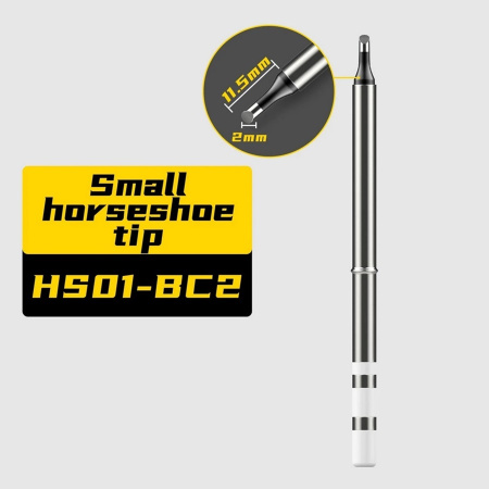 HS01-BC2 жало для паяльника FNIRSI HS-01, форма - конус/скос