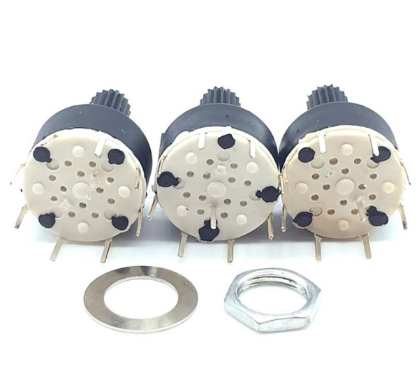 SR16 1-6 поворотный переключатель DC 60В, 0.3А (FUT-1130)