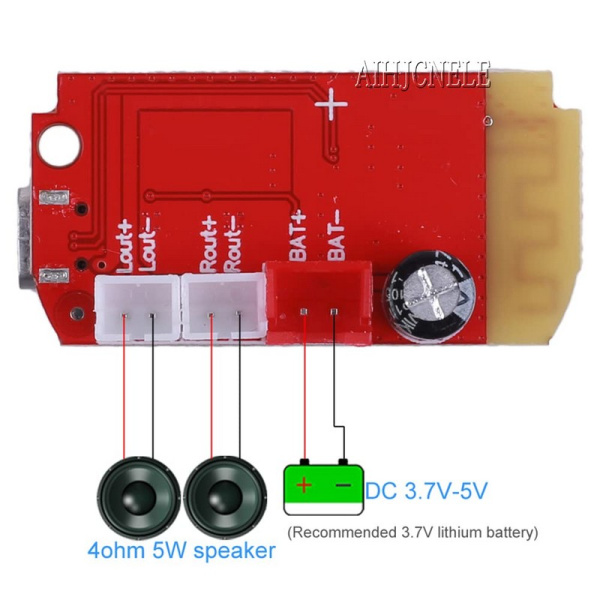 DW-CT14+ Bluetooth аудио модуль 5V 3W (FUT-1015)
