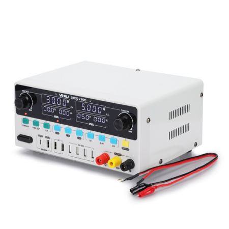 YIHUA3005D-V PRO лабораторный блок питания 30в 5А, USB 60W