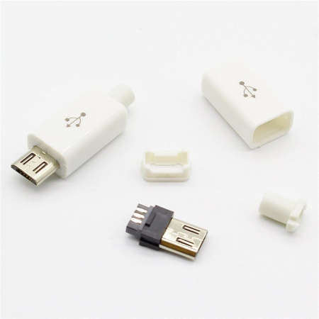 Micro USB 5PIN  разъем вилка (пара) (FUT-1119)