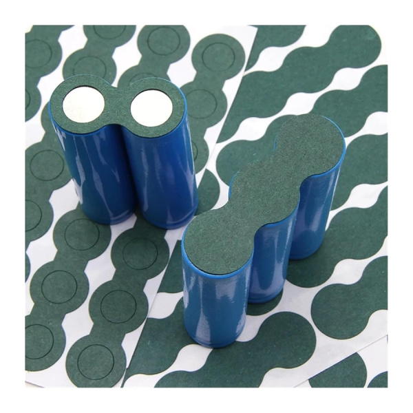 Изоляционная прокладка для сборки 18650*8, сплошная, 15шт на листе 454*105*0,2мм, самоклеящаяся