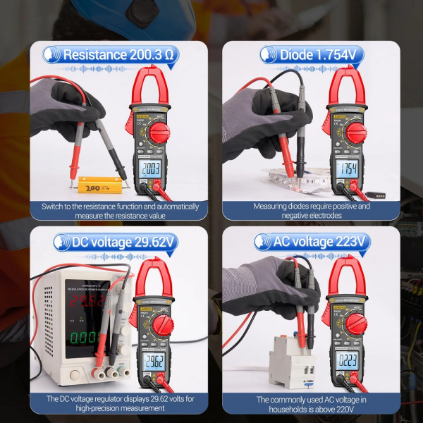 ANENG PN201 токовые клещи постоянного тока 4000 ANENG PN201 токовые клещи постоянного тока 4000