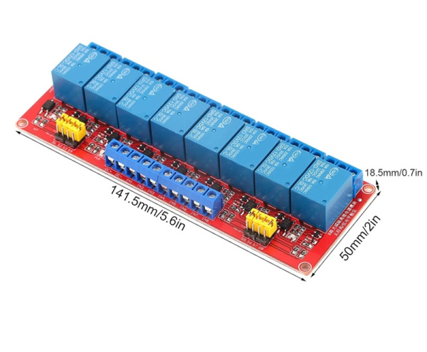 8CH 12V модуль реле с опторазвязкой для Ардуино