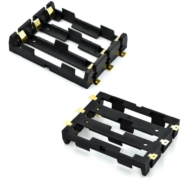 HB3S-SMD держатель 3 аккумуляторов 18650 на плату (FUT-18650-02)