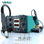 YIHUA706-II паяльная станция 2 в 1: паяльник YIHUA 506A(T12)+термофен, ESD