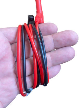 PT1034 щупы мультиметра силикон с крокодилами 20A  93cm  20awg