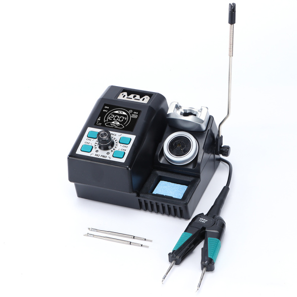 YIHUA982 PRO паяльная станция с термопинцетом YIHUA716C (C120)