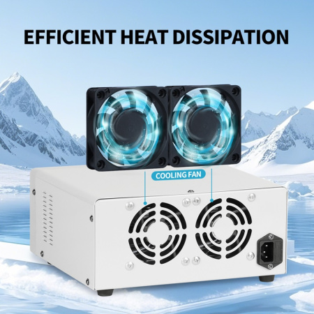 YIHUA3010D-V Источник питания постоянного тока 30В, 10А, fast USB