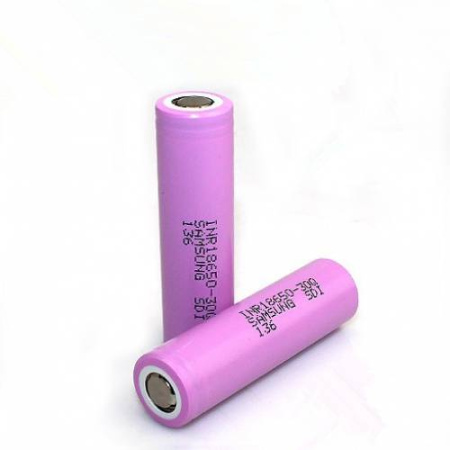 Аккумулятор Li-ion Samsung INR18650-30Q , 3.7 В 3000 мАч , ток до 20А без защиты (96600)
