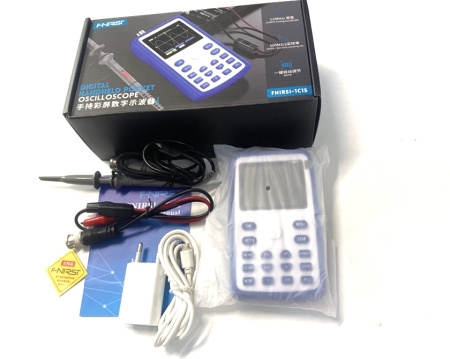 1C15 осциллограф цифровой портативный 110 MHZ, 500MSa/s, экран 2,4'