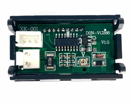 VC288 RB Вольтметр амперметр  DC 0-100V 10A  0.28' Red Blue LED (C2589)
